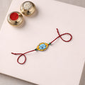 Cat - Handpainted Wooden Rakhi for Kids 02