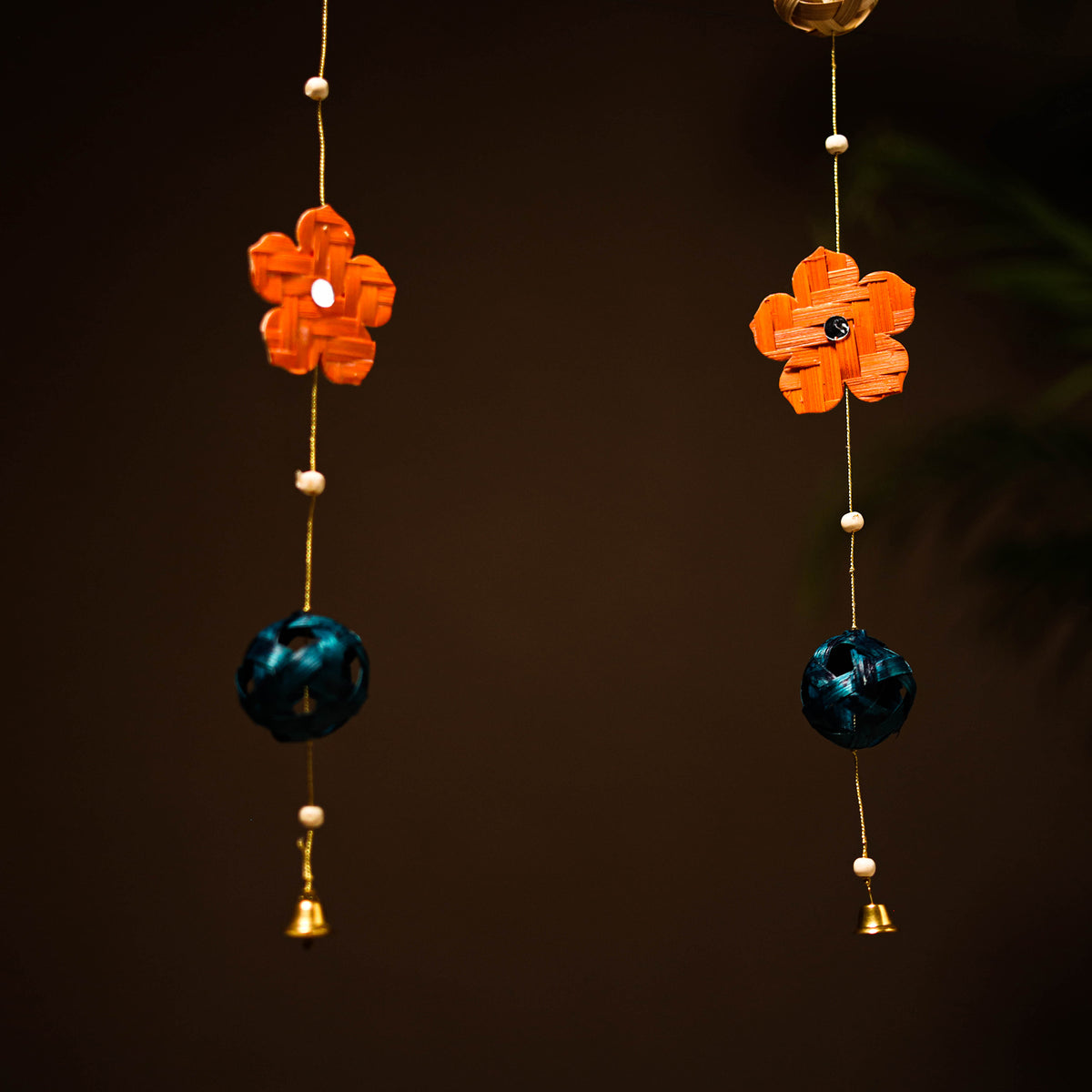 Greenkraft Utsav Handcrafted Bamboo Toran for Home Decor (Set of 2) 12