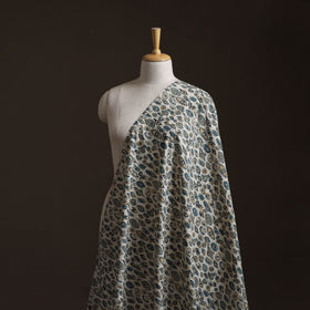 Beige - Kutch Hand Block Print Natural Dyed Cotton Ajrakh Fabric 37