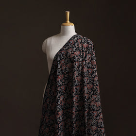Black - Kutch Hand Block Print Natural Dyed Cotton Ajrakh Fabric 35