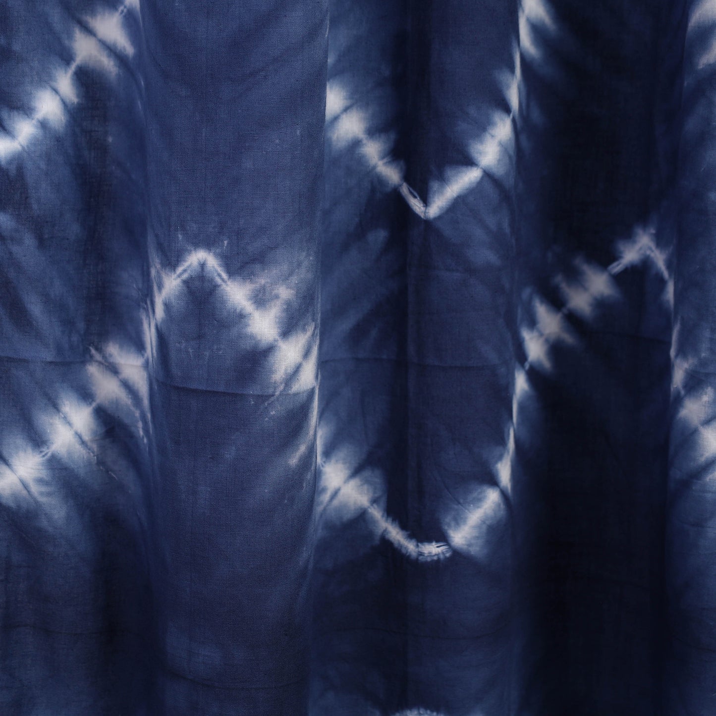 Blue - Tie & Dye Cotton Shibori Curtain for Door (Set of 2) 20