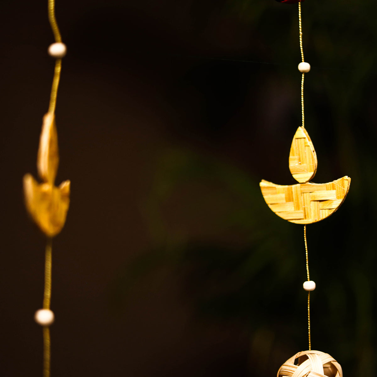 Greenkraft Utsav Handcrafted Bamboo Toran for Home Decor (Set of 2) 12