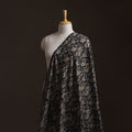 Black - Kutch Hand Block Print Natural Dyed Cotton Ajrakh Fabric 30