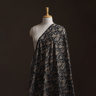 Black - Kutch Hand Block Print Natural Dyed Cotton Ajrakh Fabric 30