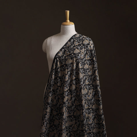 Black - Kutch Hand Block Print Natural Dyed Cotton Ajrakh Fabric 30