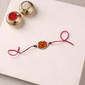 Bear - Handpainted Wooden Rakhi for Kids 08