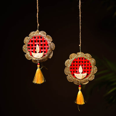 Greenkraft Deepak Handcrafted Bamboo Hangings (Set of 2) 15