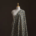 Beige - Kutch Hand Block Print Natural Dyed Cotton Ajrakh Fabric 28