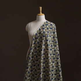 Beige - Kutch Hand Block Print Natural Dyed Cotton Ajrakh Fabric 28