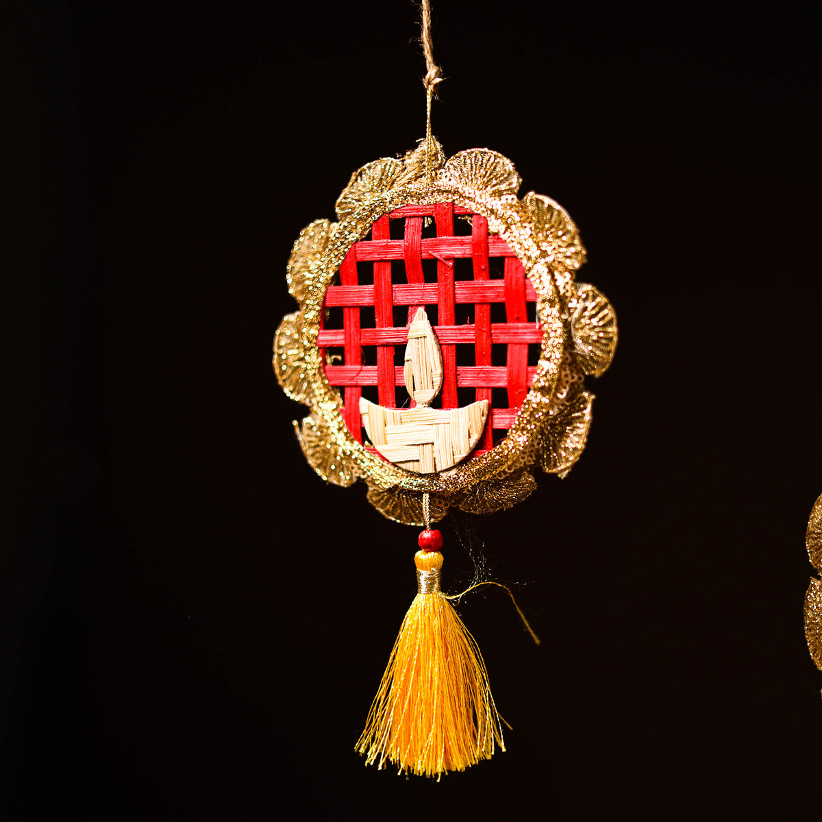 Greenkraft Deepak Handcrafted Bamboo Hangings (Set of 2) 15