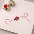 Bear - Handpainted Wooden Rakhi for Kids 09