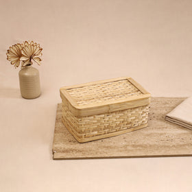 Greenkraft Handcrafted Bamboo Rectangular Box (11 x 7 in) 02