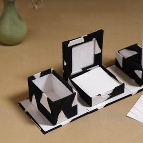 Black - handcrafted printed organizer stationery kit 45