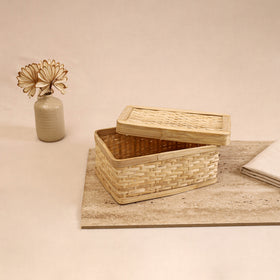 Greenkraft Handcrafted Bamboo Rectangular Box (11 x 7 in) 02