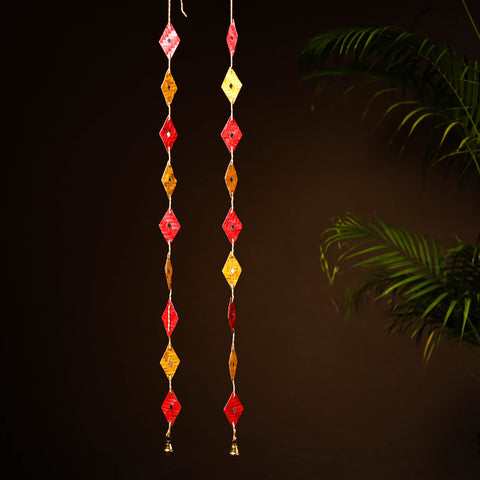 Greenkraft Rang Handcrafted Bamboo Hangings (Set of 2) 32