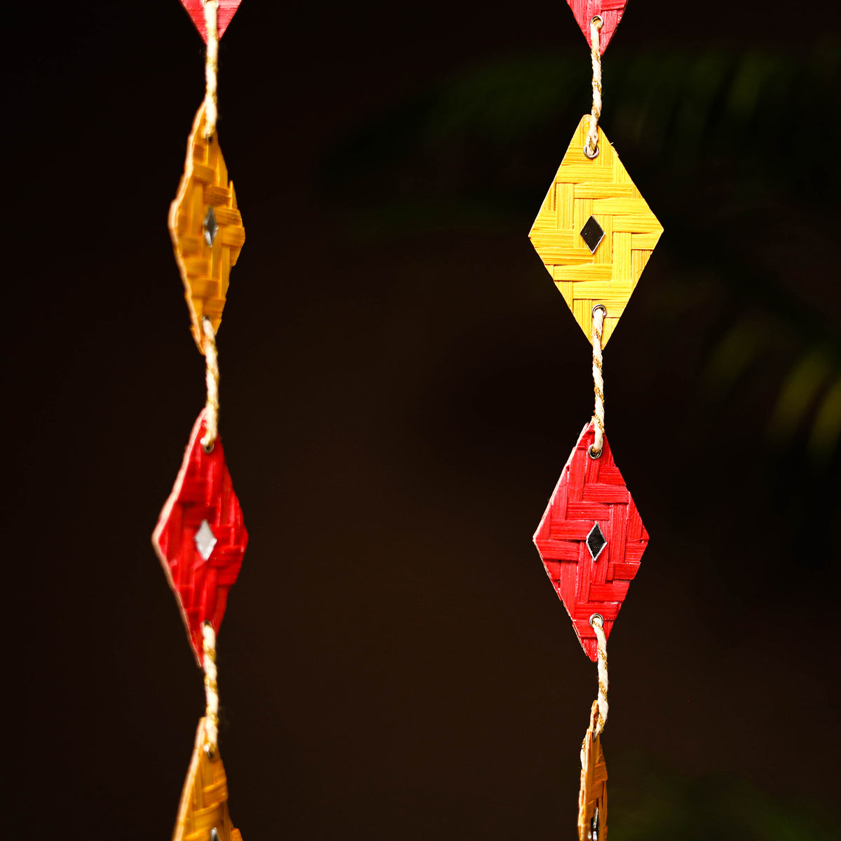 Greenkraft Rang Handcrafted Bamboo Hangings (Set of 2) 32