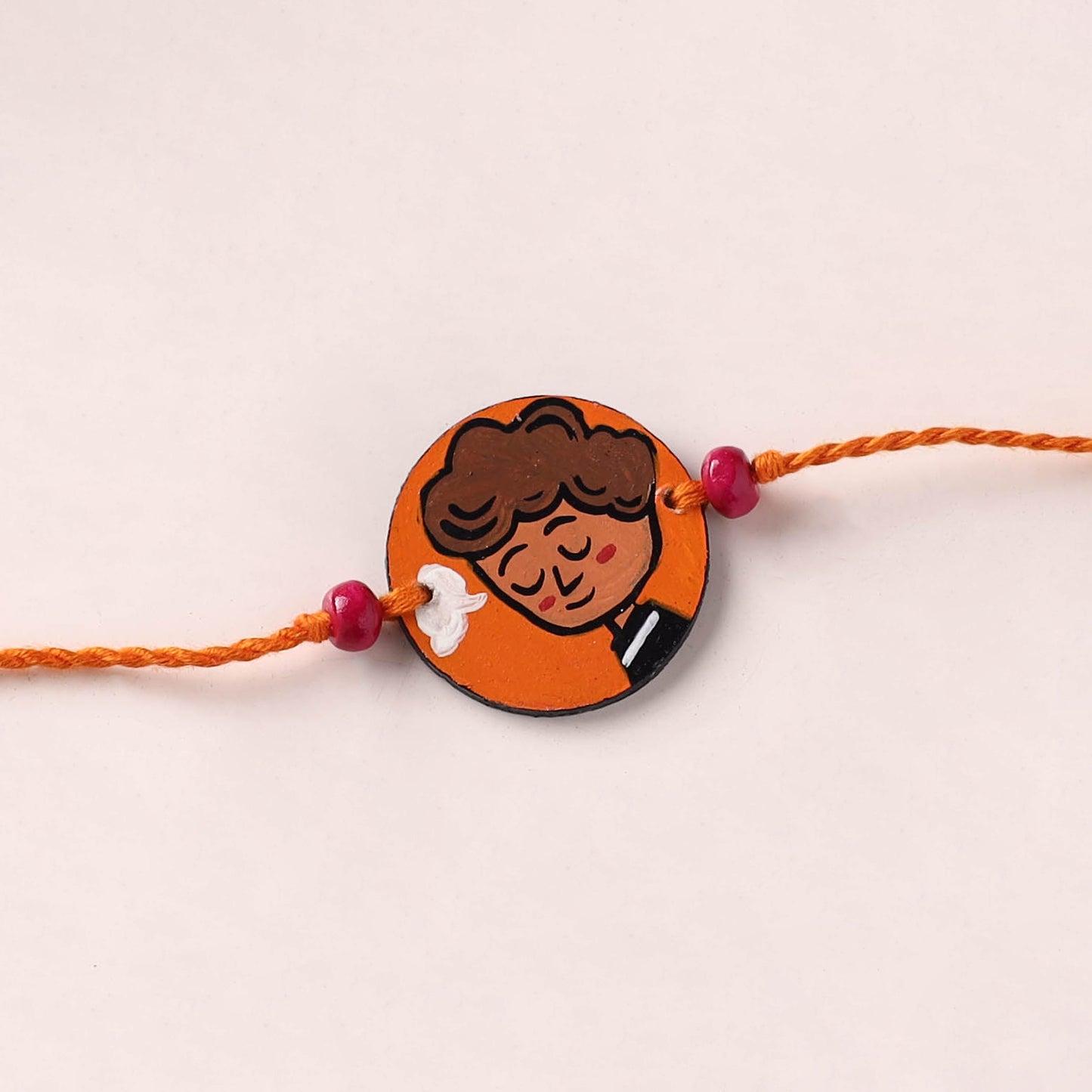 Boy - Handpainted Wooden Rakhi for Kids 11