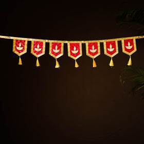 Greenkraft Diya Handcrafted Bamboo Toran for Home Decor 33