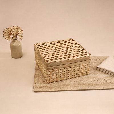 Greenkraft Handcrafted Bamboo Square Box (11 x 11 in) 04