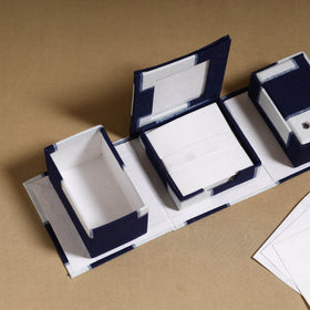 Black - handcrafted printed organizer stationery kit 46