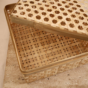 Greenkraft Handcrafted Bamboo Square Box (11 x 11 in) 04