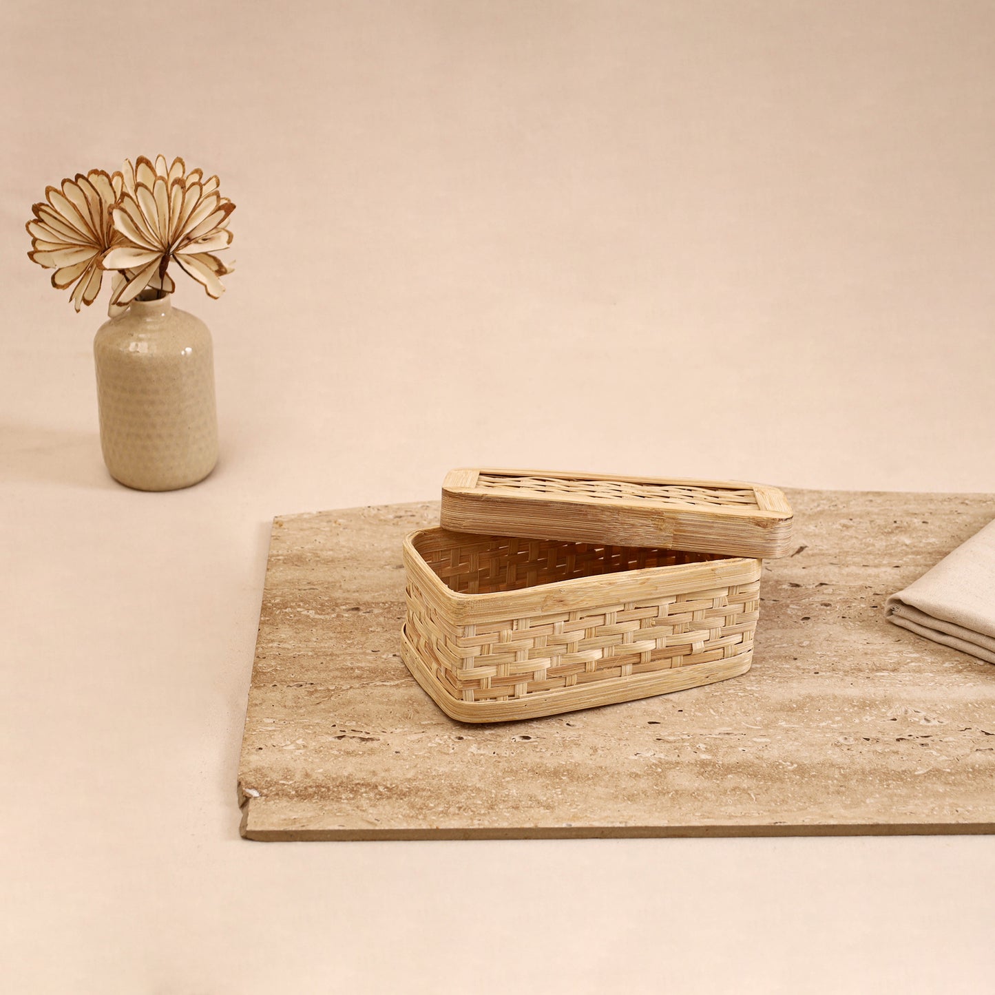Greenkraft Handcrafted Bamboo Rectangular Box (8 x 4 in) 17