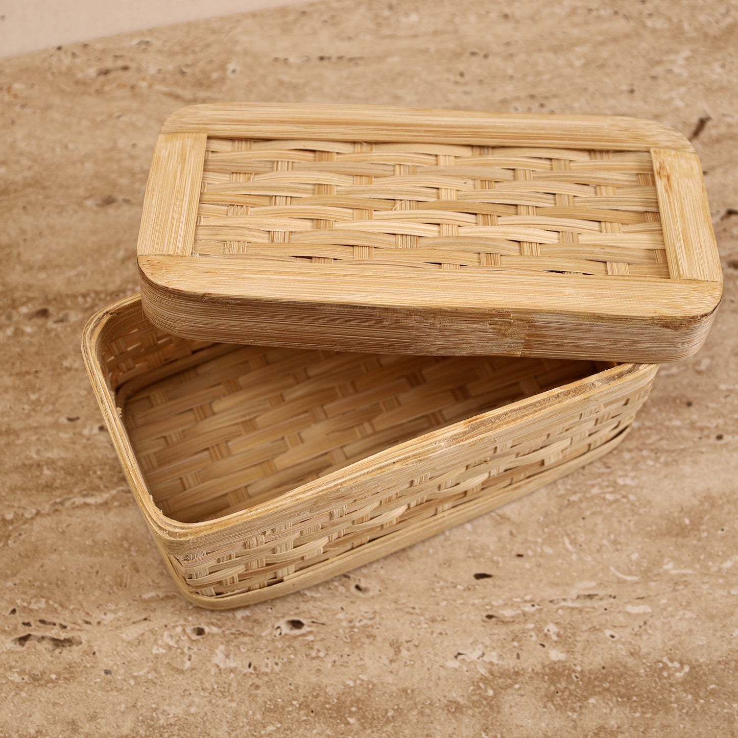 Greenkraft Handcrafted Bamboo Rectangular Box (8 x 4 in) 17