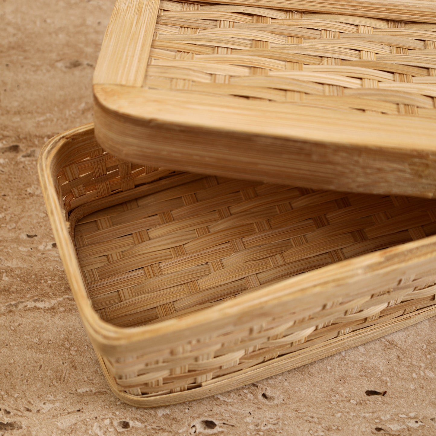 Greenkraft Handcrafted Bamboo Rectangular Box (8 x 4 in) 17