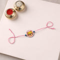 Cat - Handpainted Wooden Rakhi for Kids 22