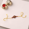 Mandala Art Handpainted Wooden Rakhi 27
