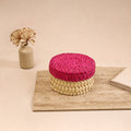 Greenkraft Handcrafted Palm Leaf Round Box (9 x 9 in) 11