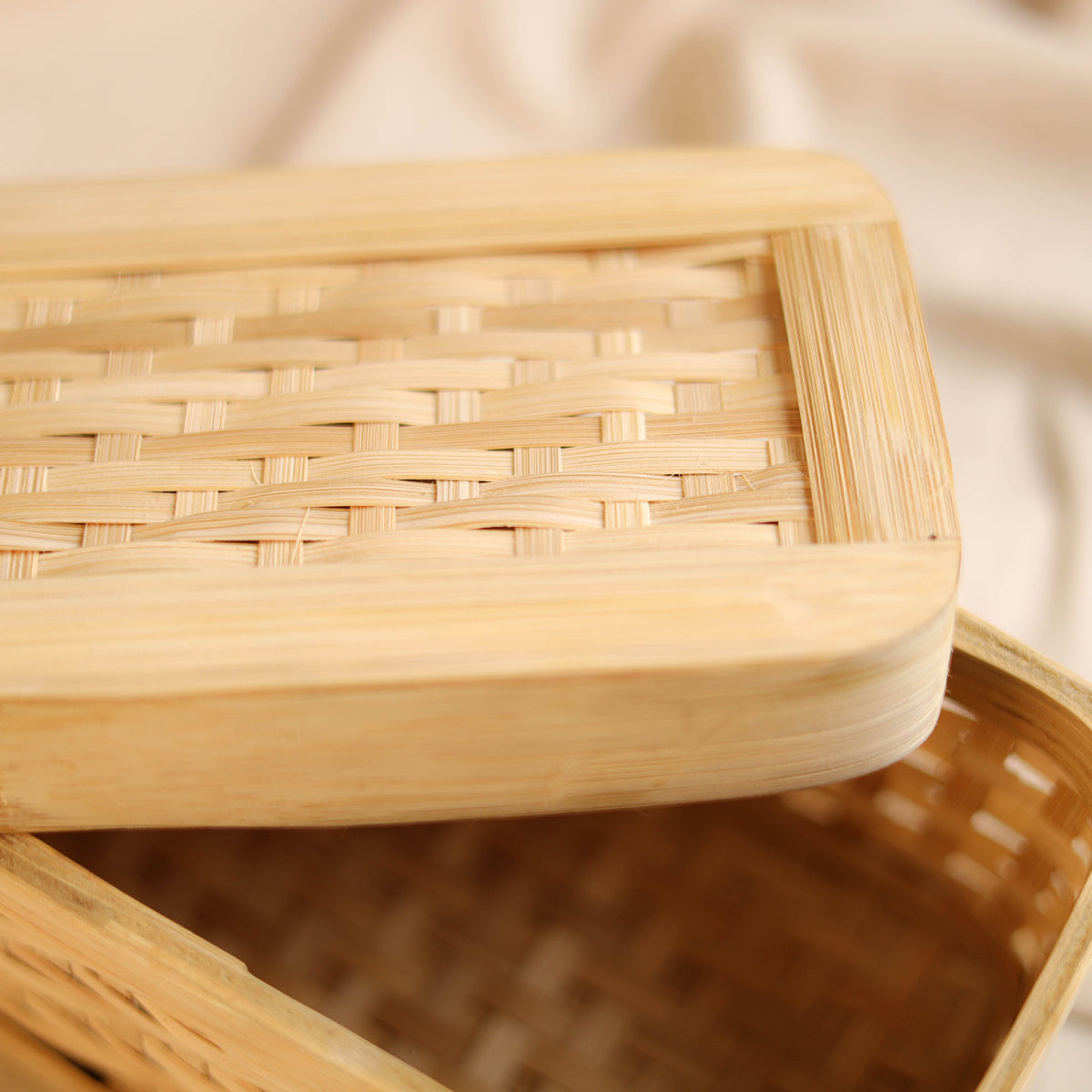 Greenkraft Handcrafted Bamboo Rectangular Box (8 x 4 in) 53