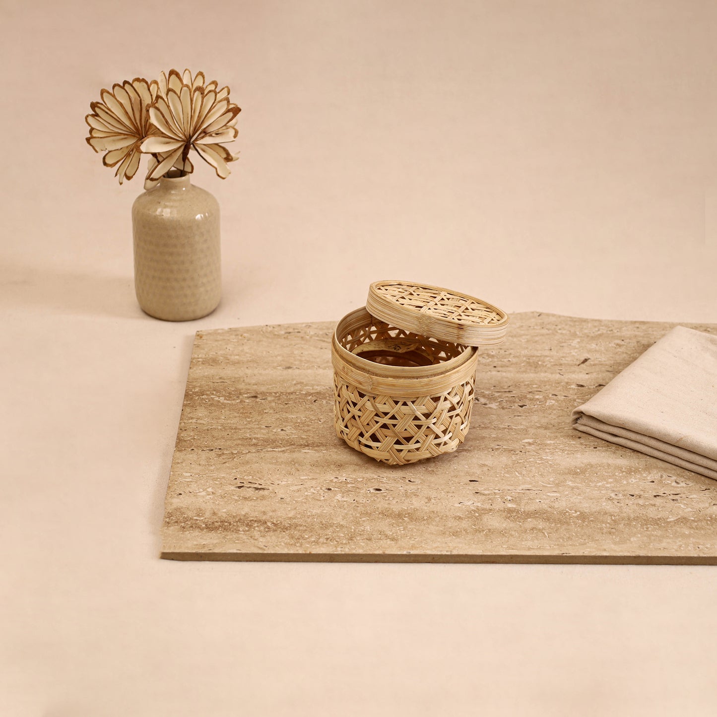 Greenkraft Handcrafted Bamboo Box (Small - 4.5 x 4.5 in) 13