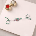 Mandala Art Handpainted Wooden Rakhi 36