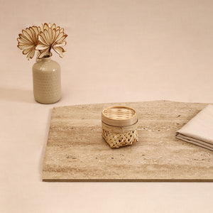 Beige - Greenkraft Handcrafted Bamboo Box (Small - 3.5 x 3.5 in) 15