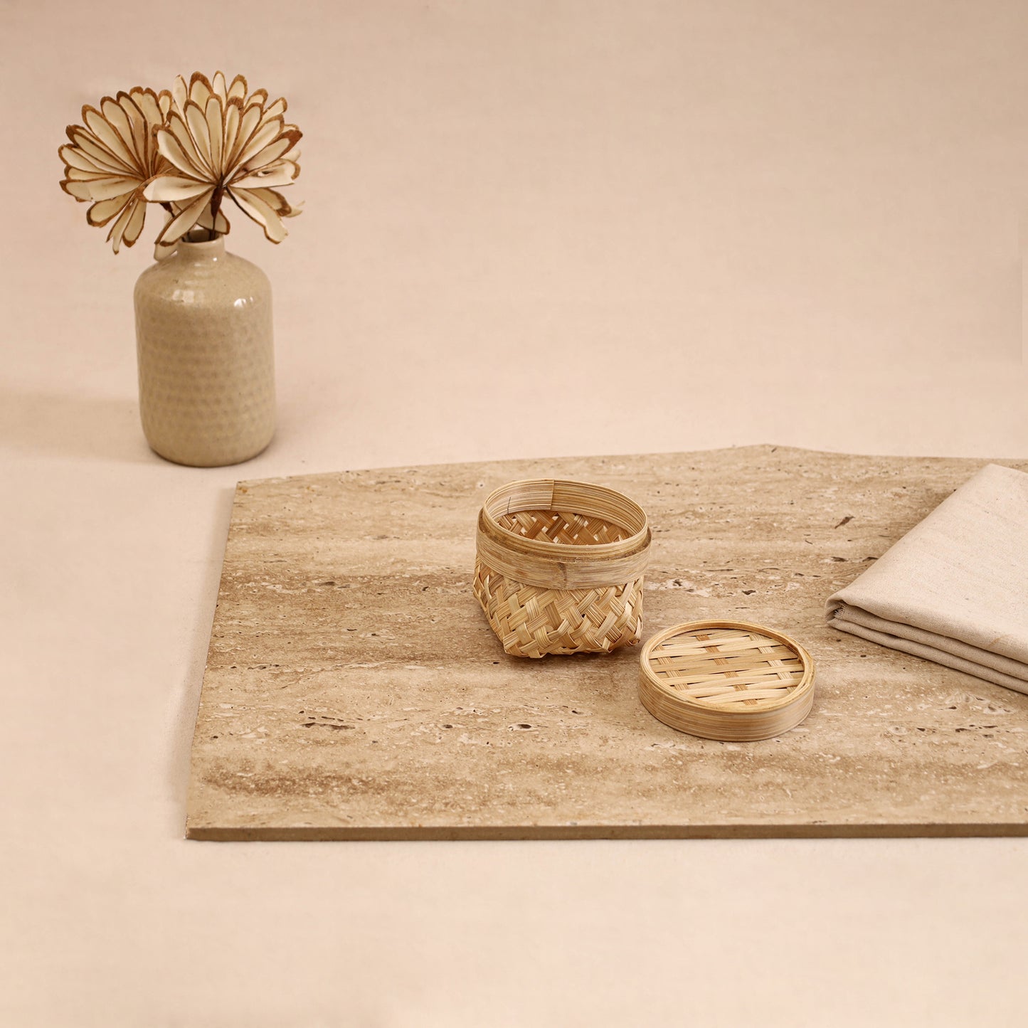 Greenkraft Handcrafted Bamboo Box (Small - 3.5 x 3.5 in) 15