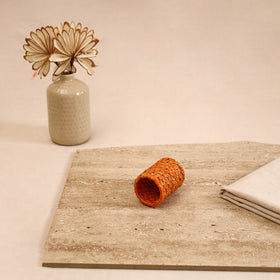 Greenkraft Handcrafted Palm Leaf Napkin Ring 07