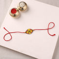Mandala Art Handpainted Wooden Rakhi 43
