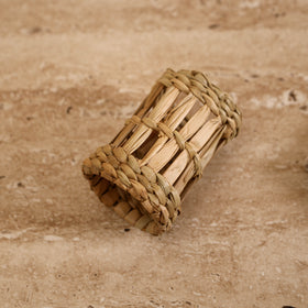 Greenkraft Handcrafted Natural Grass Napkin Ring 06