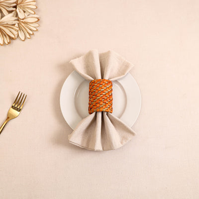 Greenkraft Handcrafted Palm Leaf Napkin Ring 07