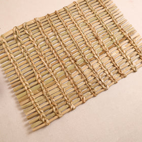 Greenkraft Handcrafted Natural Grass Dining Table Mat (16 x 12 in) 05