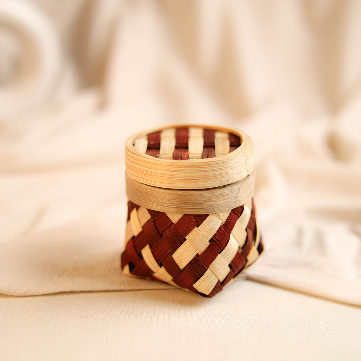 Greenkraft Handcrafted Bamboo Box (Small - 3 x 3 in) 54