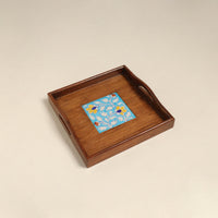 Handcrafted Blue Pottery Serving Tray 59