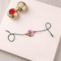 Mandala Art Handpainted Wooden Rakhi 64