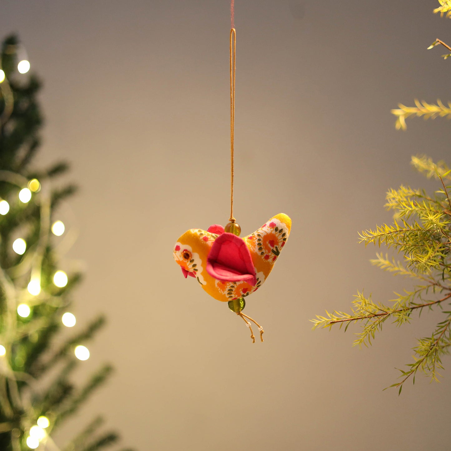 Love Bird - Handcrafted Stuffed Christmas Ornament 32