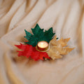 Greenkraft Handcrafted Bamboo Maple Tealight Candle Holder 29