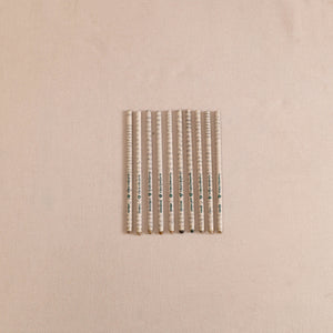 Eco-Friendly Plantable Seed Handmade Paper Pencil (Set of 10) 02