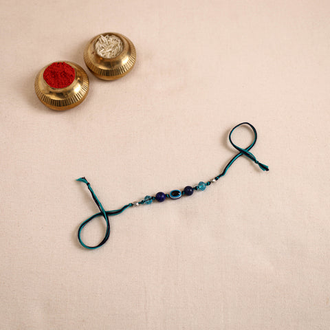 Handmade Beads Evil Eye Rakhi 14
