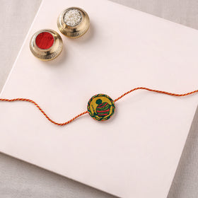 Manjusha Art Handpainted Resin Rakhi 04