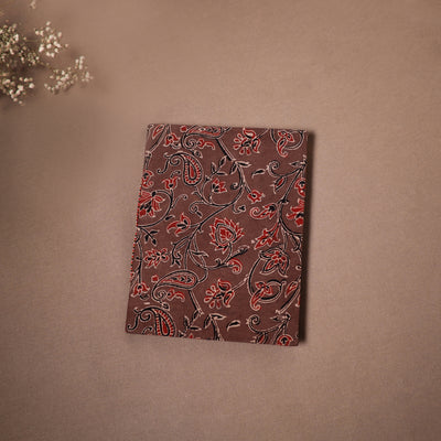 Handmade Paper Notebook in Ajrakh Cover (9 x 7 in) 57